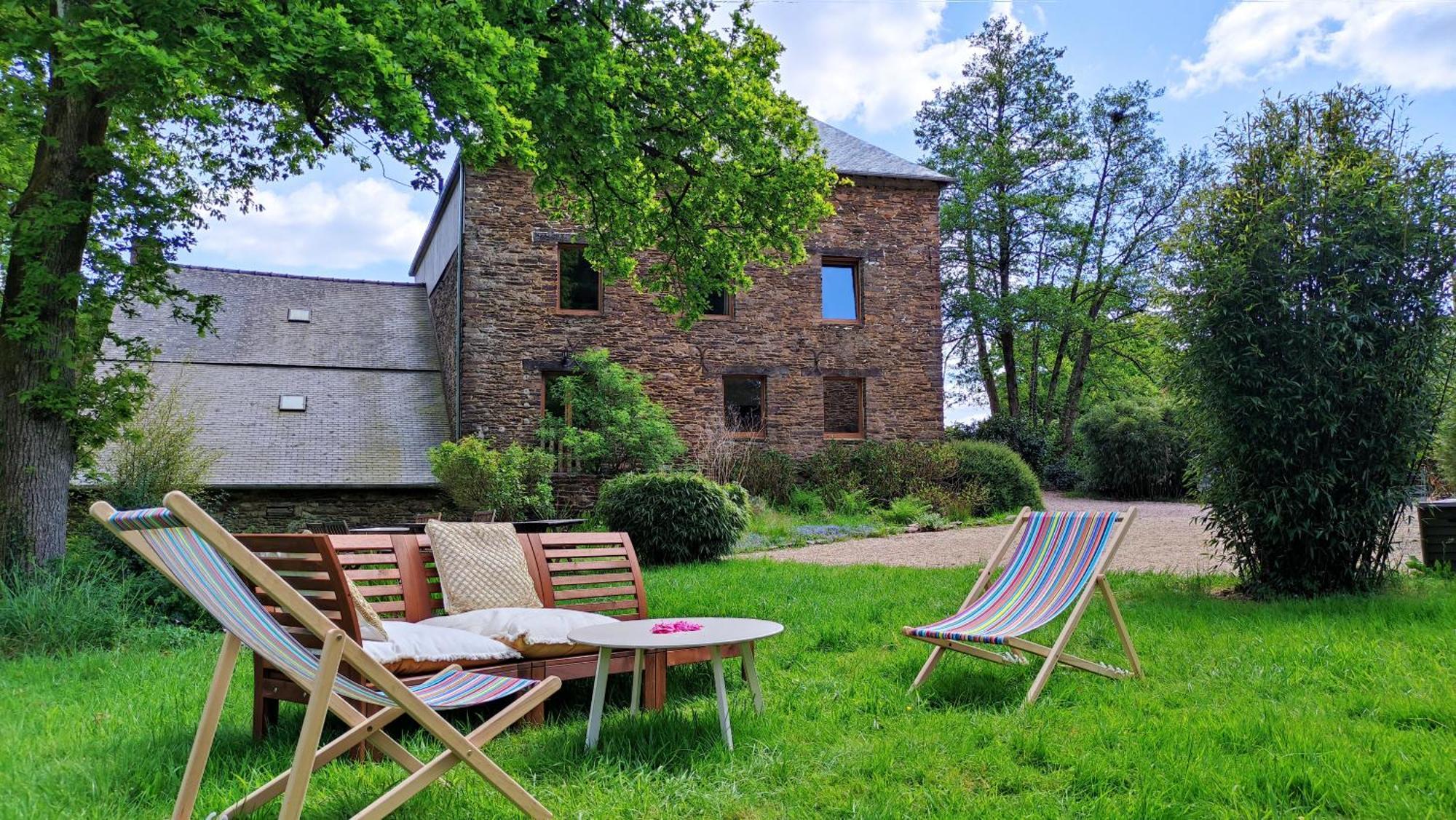 Chambre D'Hote En Gite - Moulin De La Houssaie - Broceliande Guer Exterior foto